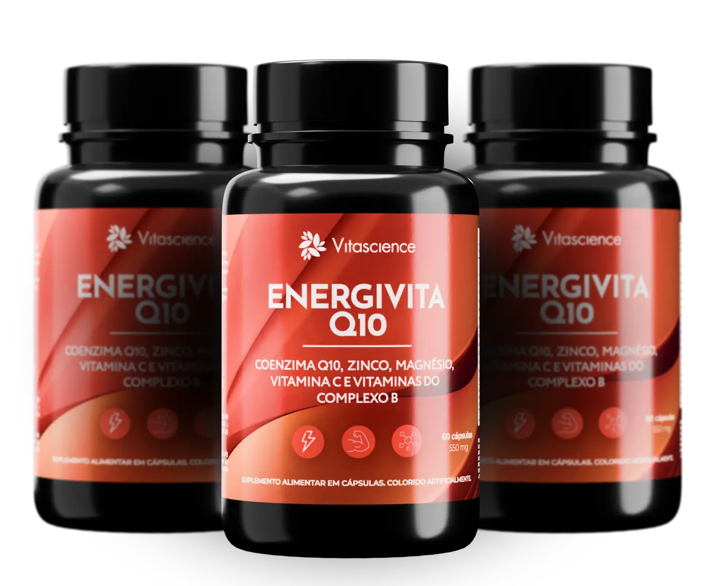 3 Potes Energivita (Coenzima Q10)