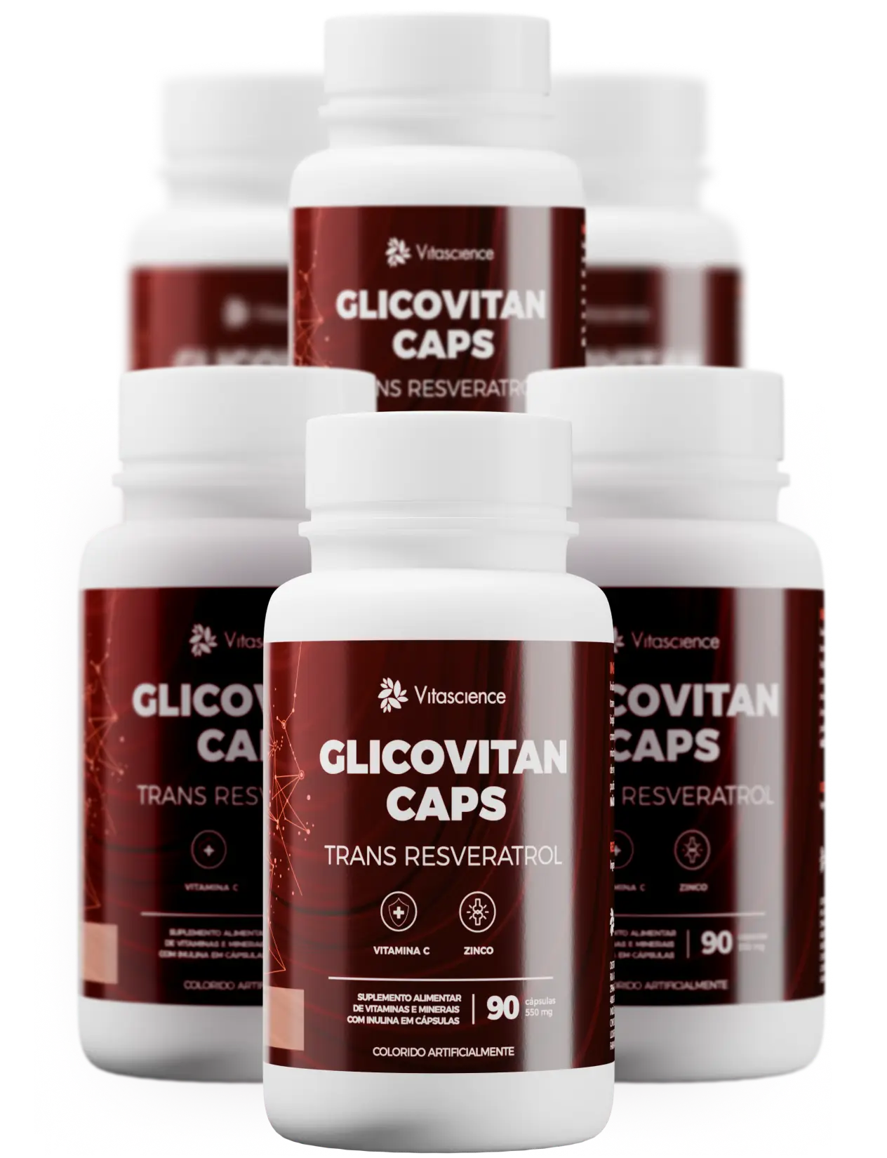 8 Potes Fórmula Glicovitan