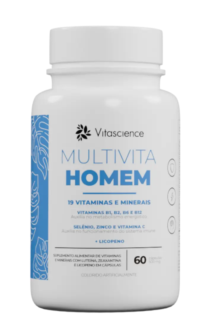 1 Pote Fórmula Multivita Homem