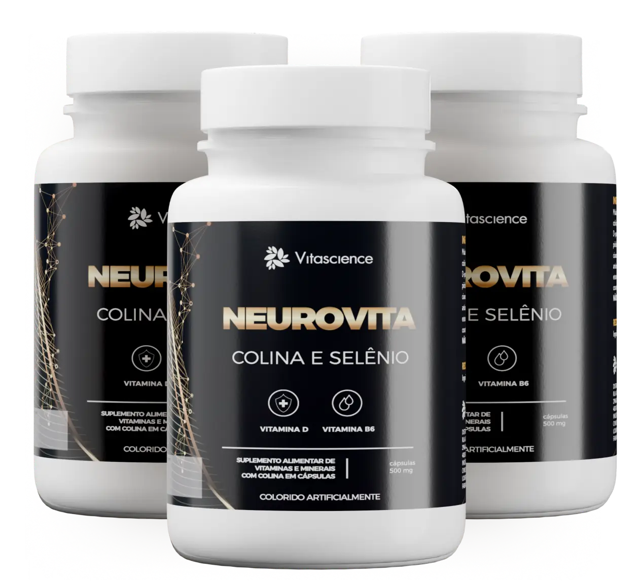 3 Potes Fórmula Neurovita