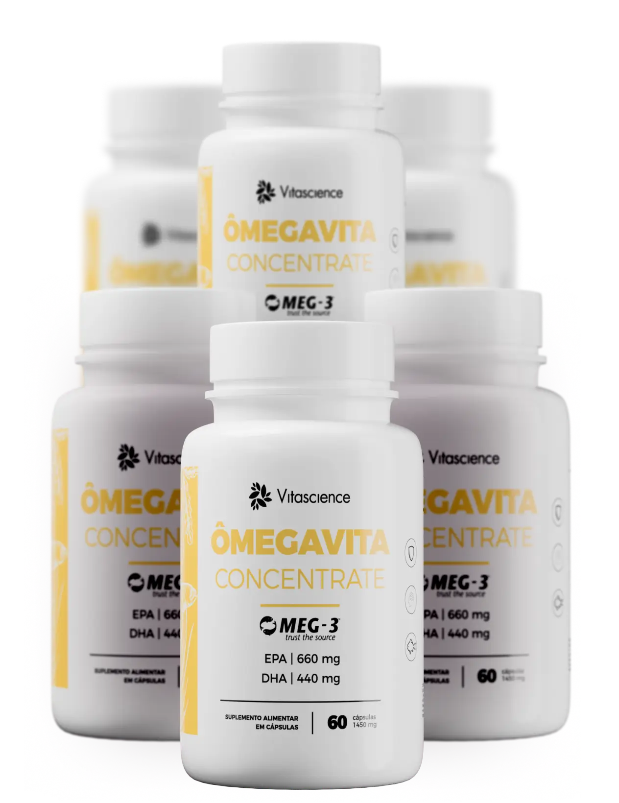 8 Potes Fórmula ÔmegaVita Concentrate